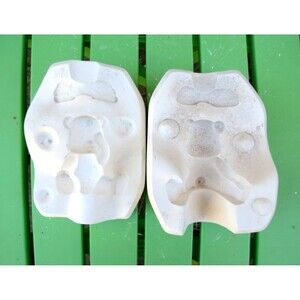 Scioto Vintage 1990 Small Yawning Bear w/ Optional Angel Wings Slip Mold S-1909